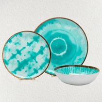 Boho étkészlet - 12 darabos