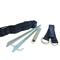 Sátortető-leszorító készlet fekete színben.