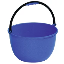 Esztétikus megjelenésű vödör, kék színben.