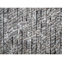 Bejárati függöny 56x205 cm fehér/ezüst/barna