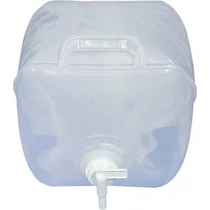 Összecsukható 10 literes vizes kanna fogantyúval és csappal. Összecsukható 10 literes vizes kanna fogantyúval és csappal.