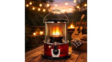 Kempingezők és kertbarátok figyelmébe - kültéri petróleum fűtés