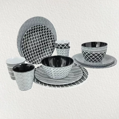 Mix & Match Pepita étkészlet - 16 darabos