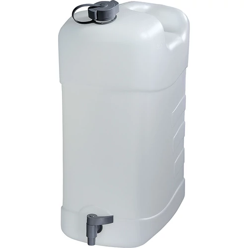 Ivóvízkanna leeresztőcsappal és a fedelén kifolyócsővel, 15 liter.