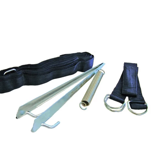 Sátortető-leszorító készlet fekete színben.