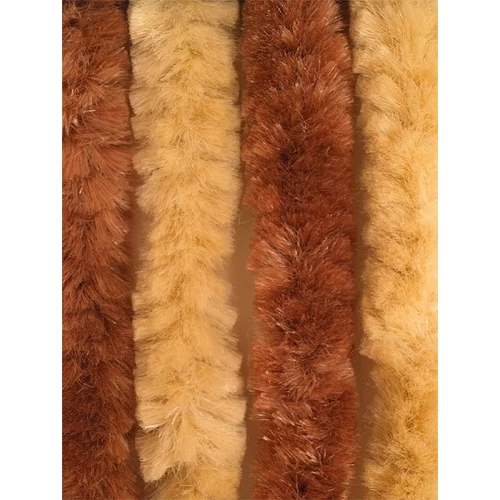 Bejárati függöny 100x205 cm bézs/barna