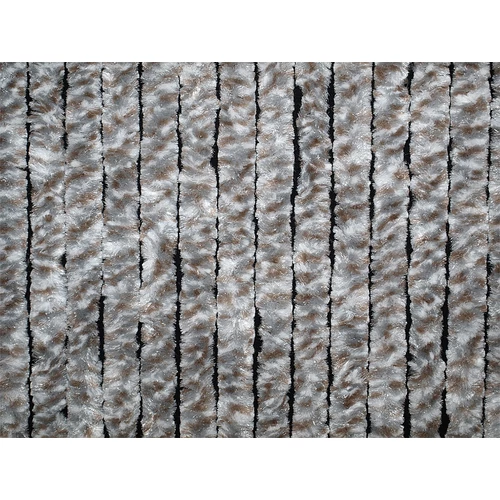 Bejárati függöny 56x205 cm fehér/ezüst/barna