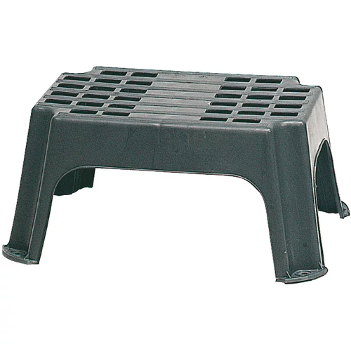 Műanyag fellépő szürke színben